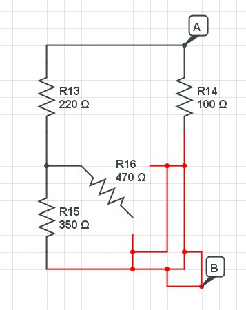 op's circuit with extra wires in red